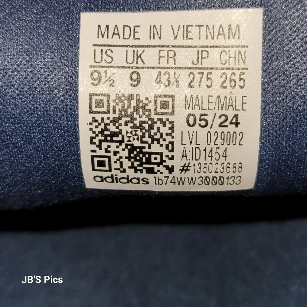 Adidas Samba Originals Men's OG Preloved Ink Halo Blue Indigo ID1454 - Picture 4 of 14